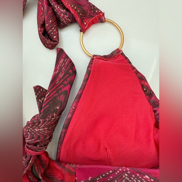 Bellissima Swimwear Red and Gold Bikini. - Picture 10 of 10